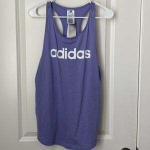 Adidas Racerback Purple Tank Top Medium